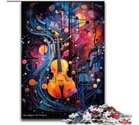Puzzles colorés pour Violon, 1000 pièces, pour Adultes, Jeux éducatifs, décoration d'intérieur, Cadeaux Uniques (50x75cm)