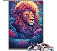 Puzzles colorés représentant des Lions pour Adultes et Adolescents Ce Jouet de Divertissement Familial est idéal comme Cadeau pour Toute la Famille (70x100cm)