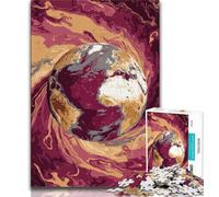 Puzzles colorés sur Le thème de la Terre pour Adultes et Adolescents, Jeu Stimulant et Amusant pour Toute la Famille, idéal comme Cadeau pour Toute la Famille 38x26cm