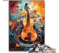 Puzzles colorés sur Le thème du Violon, 2000 pièces pour Adolescents, Jeux Amusants, Chaque pièce est Unique - Jeu Familial Stimulant (70 x 100 cm)