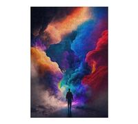 Puzzles Colorful Clouds A Journey Through Vibrant Skies Puzzles pour Adultes, Jouets Anti-Stress, Modèles À Assembler, Parfaits comme Cadeaux pour Toute La Famille 38x26cm/1000pcs
