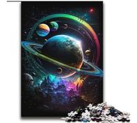 Puzzles Corgi Astronaute pour Adolescents 2000 pièces, Jouets éducatifs et éducatifs, Jeux familiaux avec Affiche et fiche de Questions-réponses (70x100cm)