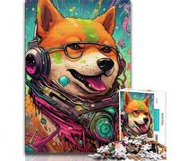 Puzzles Corgi Mutant pour Adultes et Adolescents, Difficiles à compléter, mais Amusants et Humoristiques, Cadeau d'anniversaire, Cadeaux, Art Mural (38x26cm)