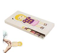 Puzzles Corps Enfant - Jeu Éducatif en Bois sur Le Corps Humain | Activité Apprentissage Maternelle Maison Voyage