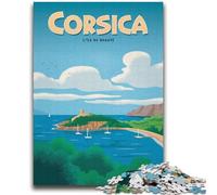 Puzzles Corse 2000 pièces pour Adolescents, à partir de 14 Ans, décoration d'intérieur, Jeux de Famille, Cadeaux de Noël et d'anniversaire, 2000 pièces (70x100cm)
