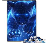 Puzzles Cosmic Black Panther pour Adultes 1000 pièces, Jeu Stimulant et Jeu Familial, Collection d'artistes, Beaux-Arts pour Les 14 Ans et Plus (26x38cm)