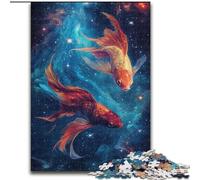 Puzzles Cosmic Koi 1000 pièces pour Adolescents, stimulent Le Cerveau, stimulent la Patience, stimulent l'imagination et stimulent la créativité (50x75cm)
