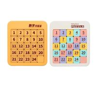 Puzzles Coulissants - Magnétique Réflexion Numérique | Jeu Glissière 6x6 Chiffres | Blocs Réflexion Casse-tête | Activité Éducative pour Adultes Garçons | Maison Voyage Camping École A
