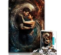 Puzzles Couple Homme pour Adolescents, Jeux stimulants, Chaque pièce est Unique - Jeu Familial Stimulant et Amusant 50x75cm