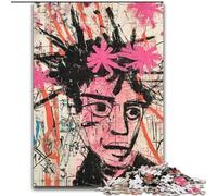 Puzzles Couronne de Style Basquiat 1000 pièces pour Adolescents, Jouets de Divertissement Familial, idéal comme Cadeau pour Toute la Famille (26x38cm)