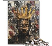 Puzzles Couronne Style Basquiat 1000 pièces pour Adolescents, Jeux éducatifs, décoration d'intérieur, Cadeau d'anniversaire, Cadeaux, Art Mural (26x38cm)