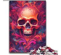 Puzzles Crânes Colorés 2000 Pièces pour Adultes, Cadeaux, Convient aux 14 Ans et Plus, Amusement en Famille, Idéal comme Cadeau pour Toute la Famille (70x100cm)