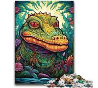 Puzzles Crocodiles du Nil pour Adultes et Adolescents, 2000 pièces, stimulent Le Cerveau, stimulent la Patience, stimulent l'imagination et stimulent la créativité Une œuvre d'art (70x100cm)
