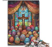 Puzzles Croix de Pâques pour Adultes et Adolescents, 2000 pièces, à partir de 14 Ans Entraînez Votre Cerveau et Vos Mains Cadeaux de Noël (70x100cm)