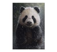 Puzzles Cute Wet Panda Puzzles pour Adultes, Jouets Anti-Stress, Modèles À Assembler, Parfaits comme Cadeaux pour Toute La Famille 38x26cm/1000pcs