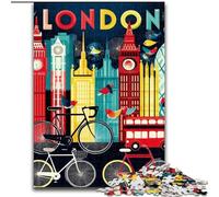 Puzzles d'affiches du Monde pour Adolescents, 1000 pièces, Jouets éducatifs, Jeux Anti-Stress, Cadeaux d'anniversaire Uniques (26x38cm)