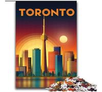 Puzzles d'affiches du Monde pour Adolescents, Jouets addictifs pour la décoration de la Maison (70x100cm)