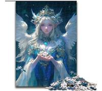 Puzzles d'anges animés pour Adultes 1000 pièces, Jeu Familial Anti-Stress, défi Difficile, Superbes Cadeaux et Jouets 50x75cm