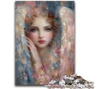 Puzzles d'anges pour Adultes 1000 pièces, Jeux Amusants, décoration Murale, Cadeaux d'anniversaire et de Noël Uniques 50x75cm
