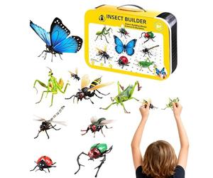 Puzzles d'animaux 3D - Ensemble d'ornement de table réaliste | Figures d'assemblage de fente éducative - Modèles décoratifs créatifs pour armoire à livres, cabinet de salon, amélioration de