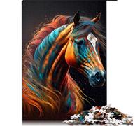 Puzzles d'animaux colorés Puzzles de 1000 pièces pour Adultes et Enfants Planche 100% recyclée de qualité supérieure Excellent Cadeau pour Adultes 10,27 x 14,96 Pouces