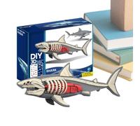 Puzzles d'Animaux Interactif Réaliste De Requin-Tigre Jouet