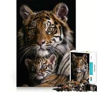 Puzzles d'animaux pour Adultes 1000 pièces Jeu de réflexion Stimulant Structure à emboîtement précise Facile à Apprendre Plaisir en Famille (50x75cm)