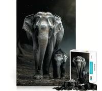 Puzzles d'animaux pour Adultes 1000 pièces Jeu de réflexion Stimulant Structure à emboîtement précise Facile à Apprendre Plaisir en Famille (38x26cm)