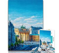 Puzzles d'architecture américaine 1000 pièces pour Adolescents, Cadeaux, Jouets éducatifs, Jeux Anti-Stress, Superbes Cadeaux et Jouets 38x52cm