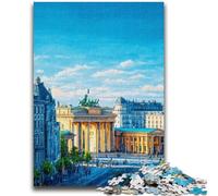 Puzzles d'architecture américaine 1000 pièces pour Adultes, Anti-Stress, Vacances à la Maison, Passe-Temps, Amour Entre Couples (50x75cm)