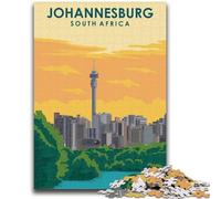 Puzzles d'art de Voyage de Johannesburg pour Adolescents 1000 pièces, Jouets addictifs pour stimuler l'intelligence cérébrale, Cadeaux d'anniversaire pour Les 14 Ans et Plus 1000 pièces (50x75cm)