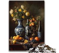 Puzzles d'art en céramique pour Adultes, Puzzle de 1 000 pièces, Aide Le Cerveau à exercer des Jouets addictifs pour cultiver la Patience Une œuvre d'art (38x52cm)