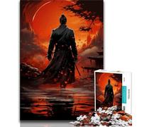 Puzzles d'art Ninja Japonais 1000 pièces pour Adolescents, pour des Vacances à la Maison, Chaque pièce est Unique - Jeu Familial Stimulant et Amusant (50x75cm)