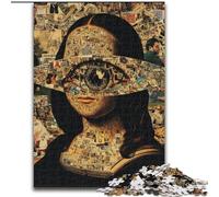 Puzzles d'art psychédélique 1000 pièces pour Adultes, Jouets éducatifs, Anti-Stress, Cadeaux du Père Noël Secret pour Les Enfants de 14 Ans et Plus (Taille 26x38cm)