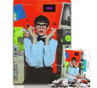 Puzzles d'art psychédélique pour Adultes 1000, Aidez Le Cerveau à exercer des Jouets addictifs pour cultiver la Patience Une œuvre d'art 50x75cm