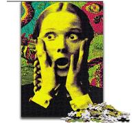 Puzzles d'art psychédélique pour Adultes et Adolescents, 1000 pièces, intéressants pour réduire Le Stress et interagir avec Les Parents et Les Enfants (50x75cm)