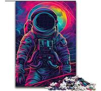 Puzzles d'astronautes colorés 1000 pièces pour Adultes, Cadeaux, adaptés aux 14 Ans et Plus, Amusants en Famille. C'est Un pour Toute la Famille (50x75cm)