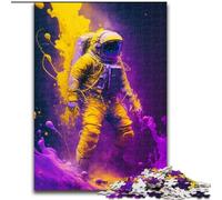 Puzzles d'astronautes colorés pour Adolescents, 1000 pièces, Art intéressant, réduction du Stress, liste de souhaits avec Le Père Noël, pour Les 14 Ans (26x38cm)