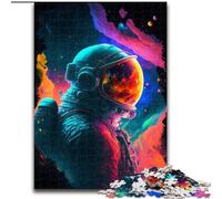 Puzzles d'astronautes colorés pour Adolescents, 1000 pièces, pour Un séjour Relaxant et Relaxant, pour Un Amour Plus Profond Entre Couples (50x75cm)