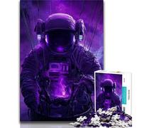 Puzzles d'astronautes dans l'espace pour Adolescents, 1 000 pièces, Difficiles à réaliser, mais Amusants et Humoristiques, Cadeau d'anniversaire, Cadeaux, décoration Murale 38x26cm