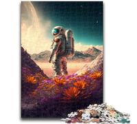 Puzzles d'astronautes dans Un Magnifique Paysage pour Adolescents 1000 pièces, Staycation Kill Time, Chaque pièce est Unique - Jeu Familial Stimulant et Amusant (50x75cm)