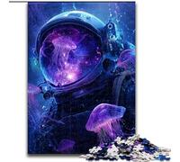 Puzzles d'astronautes et de méduses pour Adultes, Assemblage de Motifs, à Offrir en Cadeau à Toute la Famille, adaptés aux Enfants de 14 à 26 Ans 26x38cm.