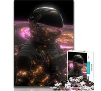 Puzzles d'astronautes fantastiques 1000 pièces pour Adolescents, Jeu éducatif Difficile à réaliser mais Amusant et Humoristique pour Un Anniversaire 38x26cm