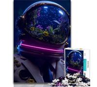 Puzzles d'astronautes fantastiques 1000 pièces pour Adultes, pour Tuer Le Temps en Vacances, Chaque pièce est Unique - Jeu Familial Stimulant et Amusant (75x50cm)