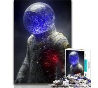 Puzzles d'astronautes fantastiques de 1 000 pièces pour Adultes et Adolescents, stimulent Le Cerveau, stimulent la Patience et sont adaptés aux Couples 38x26cm