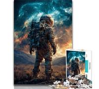 Puzzles d'astronautes fantastiques de 1000 pièces pour Adultes, Cadeaux, stimulent Le Cerveau, Jouets addictifs pour cultiver la Patience, adaptés aux Couples (75x50cm)