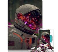 Puzzles d'astronautes fantastiques pour Adolescents, 1 000 pièces, Jeu éducatif, Jouet de défi, décoration Murale, Cadeaux d'anniversaire et de Noël Uniques, 38x26cm