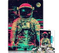 Puzzles d'astronautes fantastiques pour Adolescents, 1 000 pièces, Jeu Stimulant et Familial avec des pièces entièrement emboîtables de Formes aléatoires 50x75cm