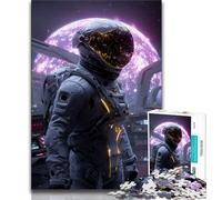 Puzzles d'astronautes fantastiques pour Adolescents 1000 pièces, Aidez Le Cerveau à exercer des Jouets addictifs pour cultiver la Patience, Jeu de défi Unique 50x75cm