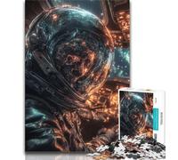Puzzles d'astronautes fantastiques pour Adultes 1000 pièces, Jeu Familial Anti-Stress, défi Difficile, Superbes Cadeaux et Jouets 38x26cm